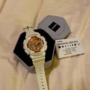 G Shock Rose and White
